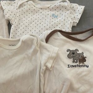 Pack of 6 very cute Baby boy onesies